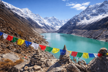 Glacier Lake – Tsho Rolpa Trek